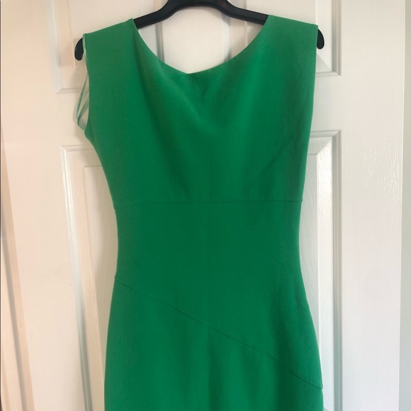 Diane Von Furstenberg Vintage Dress, Green, Size 8-10, Cinched Waist, Sheath - Picture 10 of 10